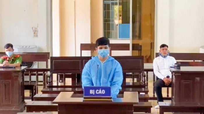 Bị cáo Nguyễn Văn Hồng tại phiên tòa