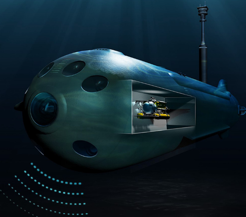 Tàu ngầm không người lái không chỉ có thể triển khai ở những vùng biển nguy hiểm mà còn có thể sử dụng một lần.  (Ảnh: Anthony Calvert)