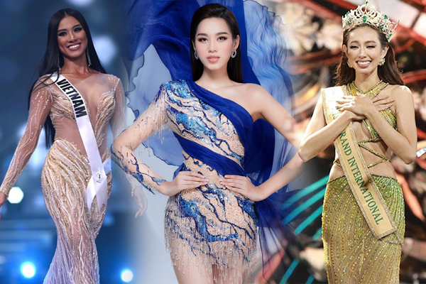 Năm 2021, Việt Nam có 3 người đẹp chinh chiến tại đấu trường nhan sắc quốc tế.
