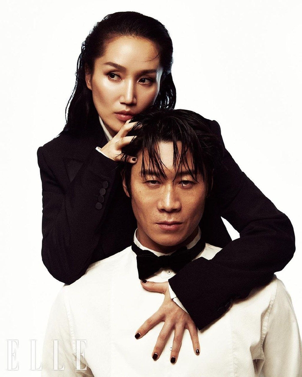 Nữ diễn viên có hôn nhân viên mãn bên tài tử Jin Seon Kyu. Ảnh: Elle