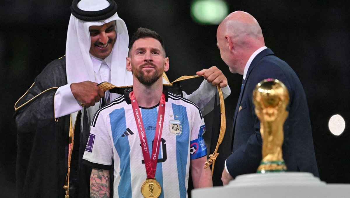 Messi vô địch World Cup 2022 cùng tuyển Argentina.