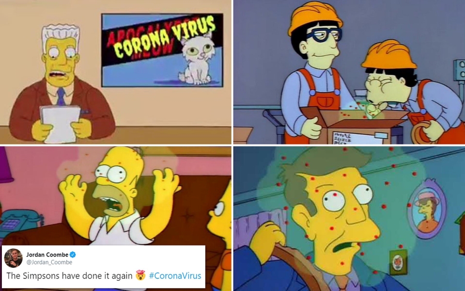 The Simpsons tiên đoán về đại dịch Corona.