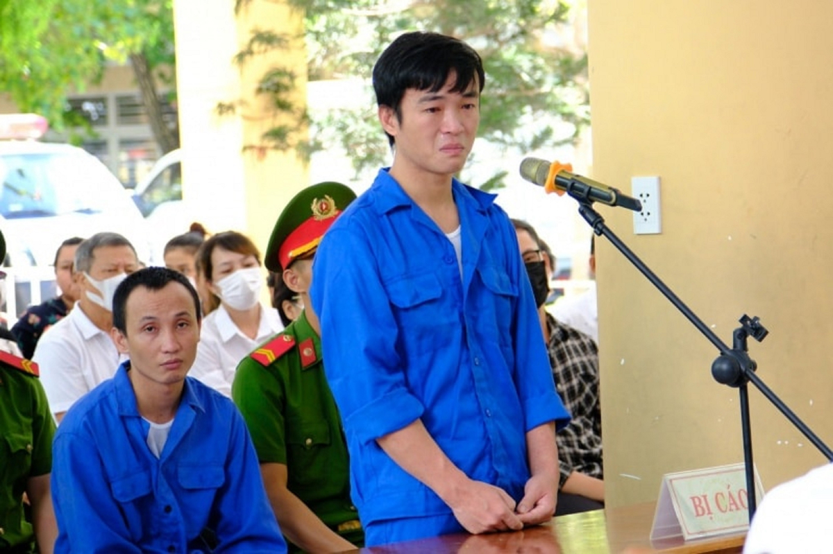 Lê Phú Cao tại phiên xét xử.