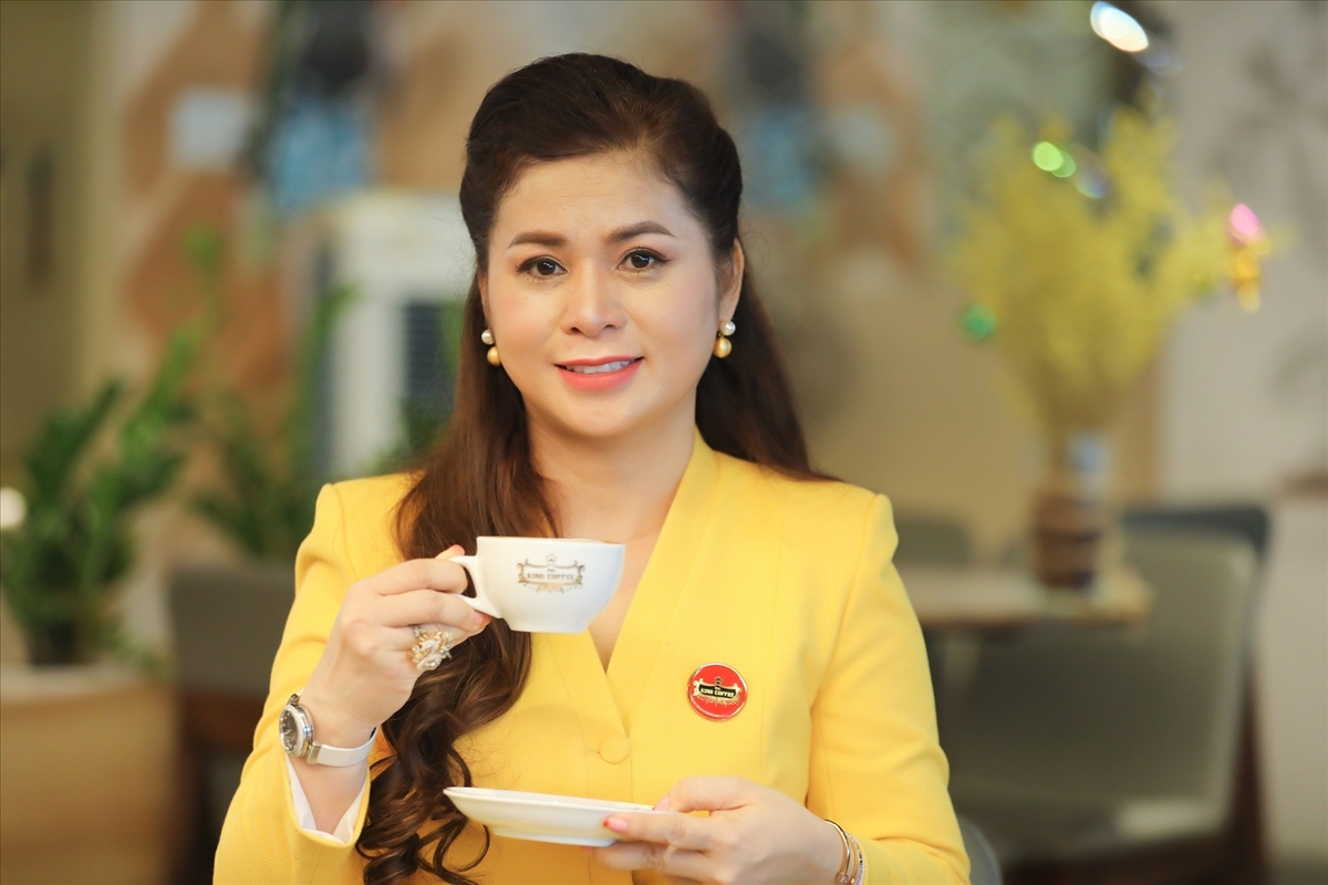 Bà Lê Hoàng Diệp Thảo, Tổng giám đốc TNI King Coffee. Ảnh FBNV
