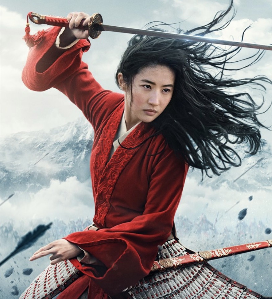 Tạo hình nữ chính của Lưu Diệc Phi trong 'Hoa Mộc Lan'.