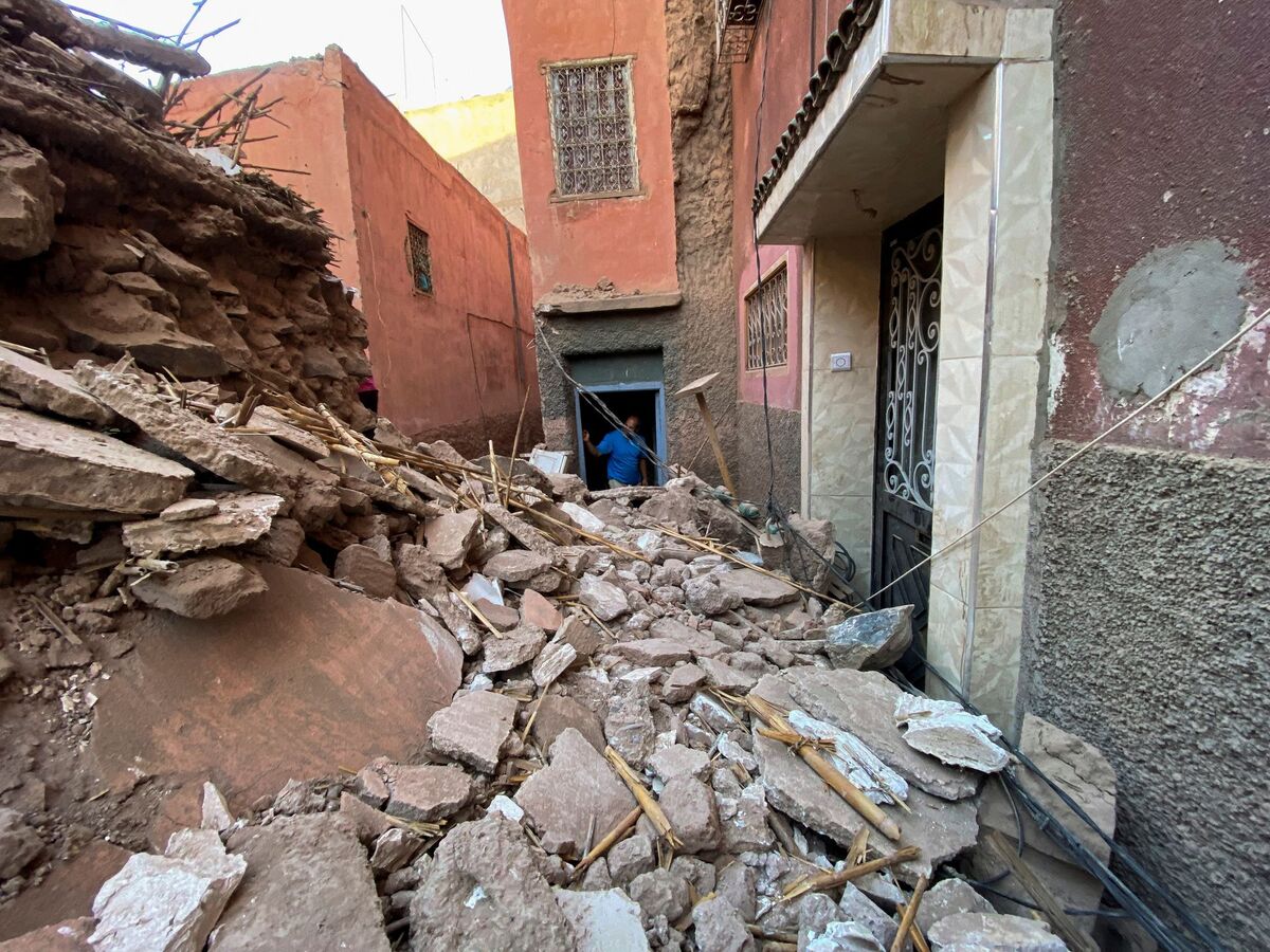 Trận động đất mạnh 6,8 độ richter xảy ra tại dãy núi High Atlas của Maroc vào khoảng 23h (theo giờ địa phương) hôm 8/9. (Ảnh: Reuters)