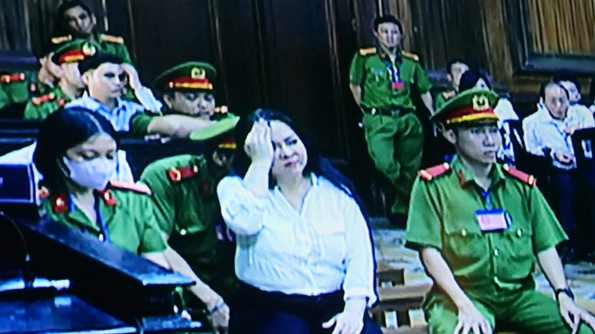 Bị cáo Nguyễn Phương Hằng tại phiên tòa ngày 21/9.