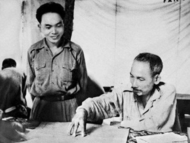 Đại tướng Võ Nguyên Giáp là người học trò xuất sắc của Chủ tịch Hồ Chí Minh. (Nguồn: Ảnh tư liệu)