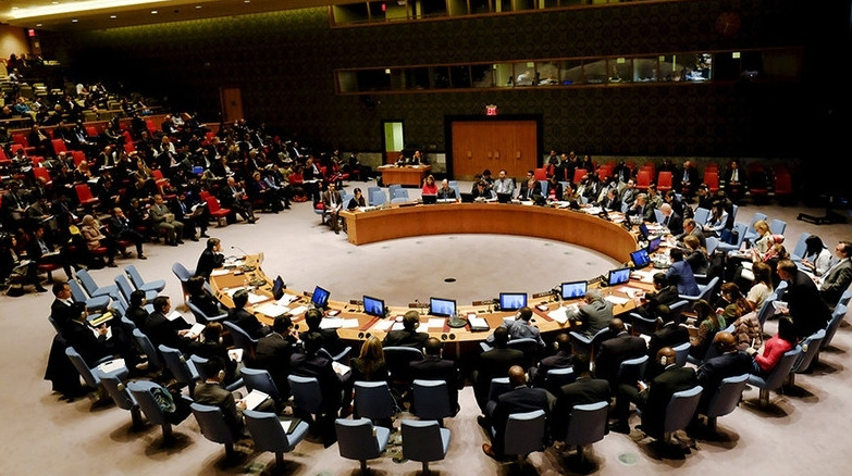 Toàn cảnh quá trình bỏ phiếu tại cuộc họp của Hội đồng Bảo an Liên hợp quốc về cuộc xung đột giữa Israel và Hamas tại trụ sở Liên hợp quốc ở New York (Hoa Kỳ) vào ngày 16/10. (Ảnh: REUTERS)
