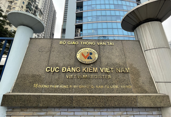 Cục Đăng kiểm Việt Nam. (Ảnh: Internet)