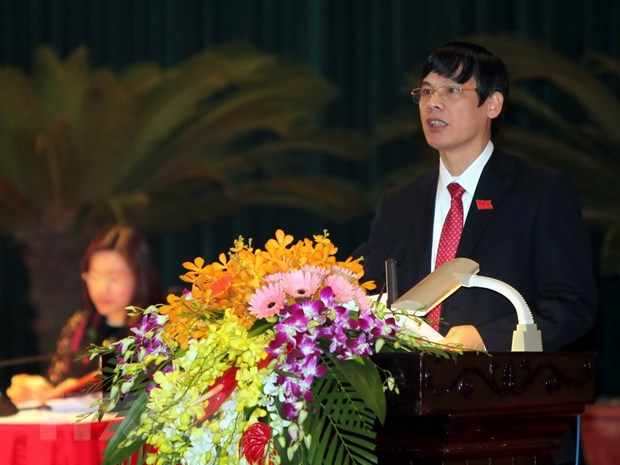 Ông Nguyễn Đình Xứng từng giữ chức Chủ tịch UBND tỉnh Thanh Hóa nhiệm kỳ 2011 - 2016. (Ảnh: TTXVN).