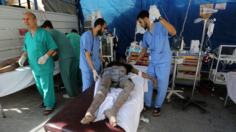 Bộ Y tế Palestine ở thành phố Ramallah đã cảnh báo về 