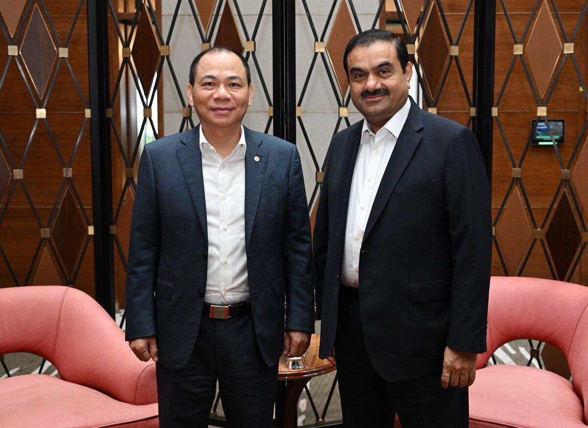 Gautam Adani đã gặp gỡ và thảo luận với Chủ tịch Vingroup - tỷ phú Phạm Nhật Vượng
