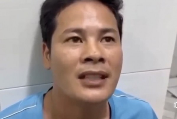 Nguyễn Văn Tám bị bắt giữ.