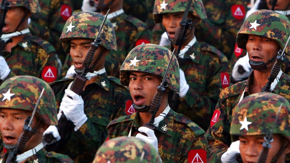 Lực lượng Quân đội Arakan (AA) được huấn luyện bài bản. (Ảnh: Reuters)