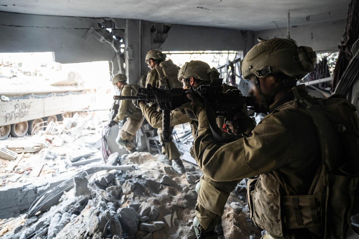 Các binh sĩ IDF đóng quân xung quanh các bệnh viện của Dải Gaza. (Ảnh: IDF)