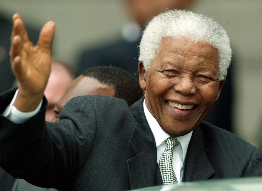 Cựu tổng thống Nam Phi Nelson Mandela.