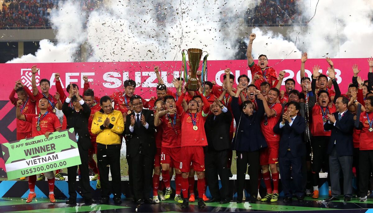 Việt Nam lần thứ hai vô địch AFF Cup. (Ảnh: AFF)