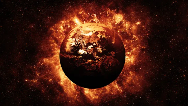 Trái đất có lẽ sẽ còn 4,5 tỷ năm trước khi mặt trời trở thành một sao khổng lồ đỏ lớn và nuốt chửng hành tinh này. (Ảnh minh họa)