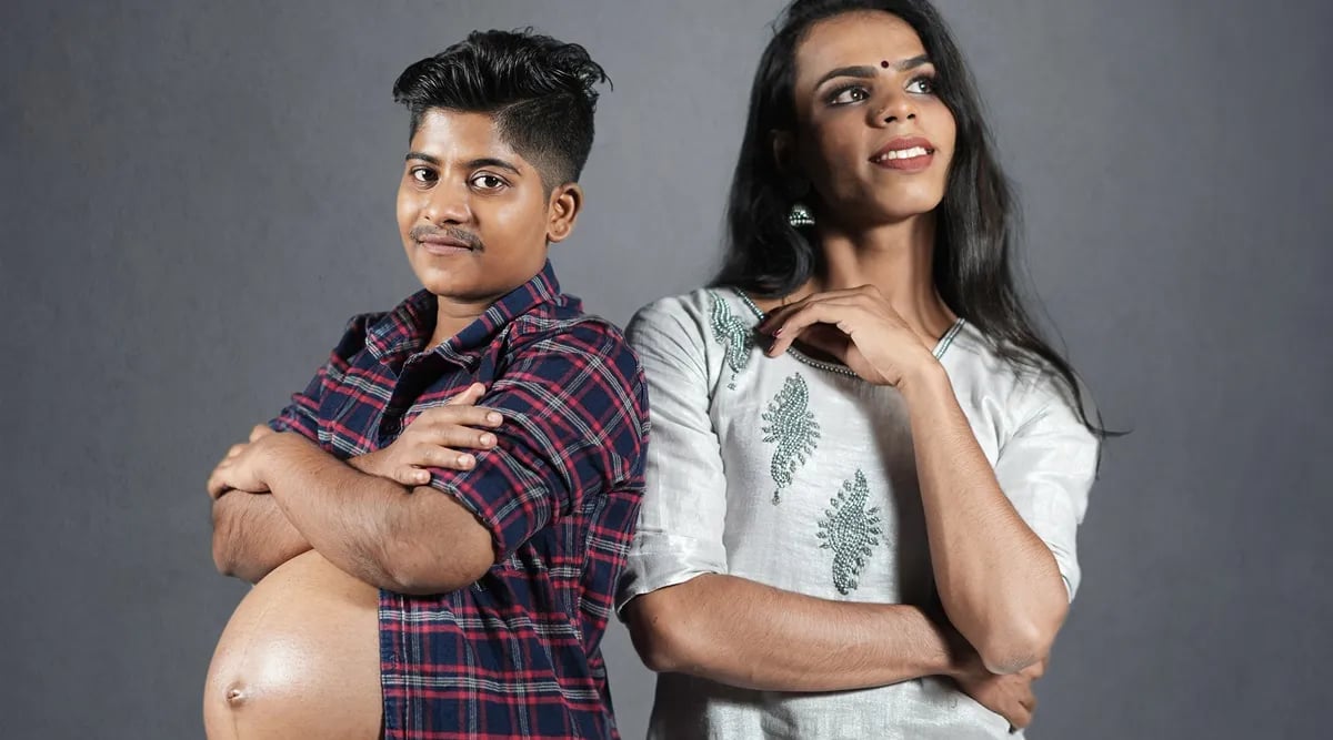 Một cặp vợ chồng chuyển giới ở Ấn Độ. (Ảnh: India Express)
