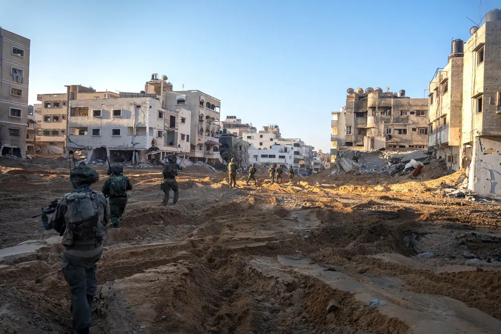 Binh sĩ Israel hoạt động ở Dải Gaza. (Ảnh: IDF/AFP/Getty Images)
