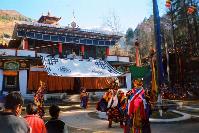 Hoạt động văn hóa diễn ra trên khắp Bhutan vào dịp Tết. 