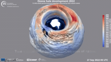 Tầng ozone của Trái Đất 'thủng lỗ' to bằng diện tích Nga và Trung Quốc cộng lại
