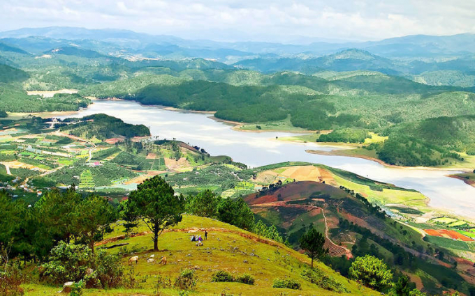 Toàn cảnh cao nguyên Lâm Viên - Chốn thiên đường giữa đất trời Đà Lạt | Ảnh: dulichviet.com.vn