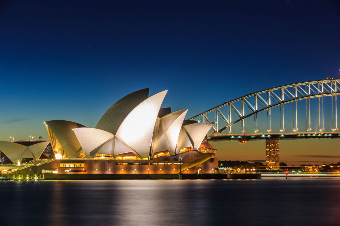 Nhà hát hình vỏ sò tại Sydney - một trong những điểm tham quan nổi tiếng nhất thế giới.