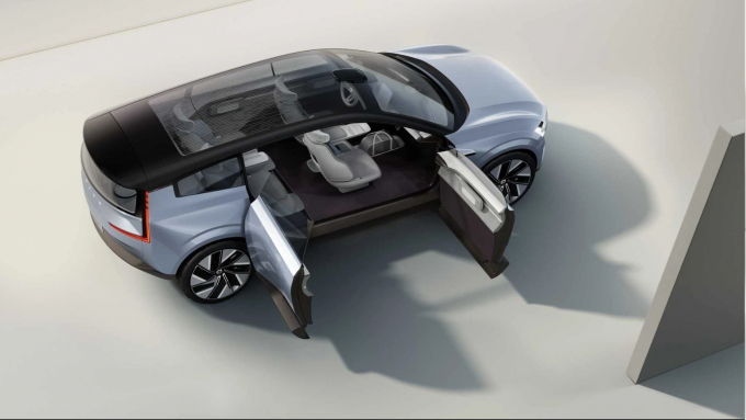 Hình ảnh khác của mẫu SUV thuần điện từ Volvo dự kiến sẽ đưa vào lắp ráp từ đầu 2025