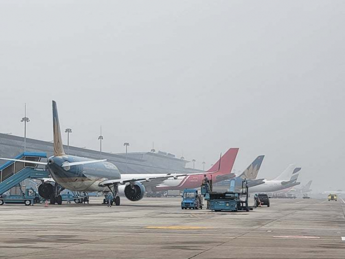 Thời tiết xấu khiến nhiều chuyến bay đi từ Nội Bài không thể cất cánh | Ảnh minh hoạ