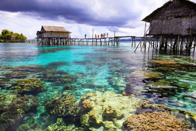 Hòn đảo Togian rực rỡ san hô - là điểm đến lý tưởng cho các dân lặn thứ thiệt | Ảnh: Allindonesiatourism
