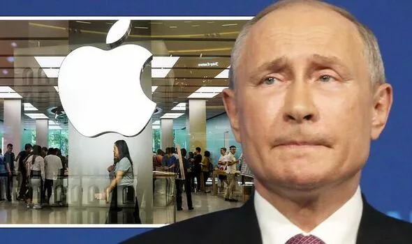Toàn bộ thiết bị Apple như iPhone, iPad, máy tính Mac đã bị ngừng bán trên cửa hàng online của công ty tại Nga | Ảnh: Getty