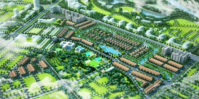 Phối cảnh dự án số 1 khu đô thị trung tâm TP. Thanh Hóa