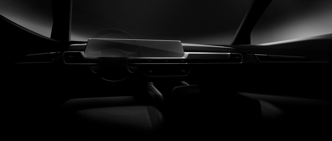 Nội thất Kia Telluride 2023 được thiết kế gọn gàng với vô lăng bốn chấu và màn hình kỹ thuật số rộng, thanh mảnh tương tự như trên mẫu xe điện EV6. Ảnh Kia