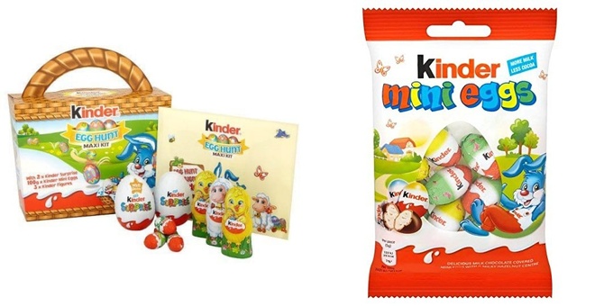 Trứng chocolate nhãn hiệu Kinder thời gian qua được bán khá rộng rãi tại các siêu thị, tiệm tạp hóa... và rất hút khách, nhất là trẻ em vì vừa có chocolate và đồ chơi trong mỗi chiếc kẹo.