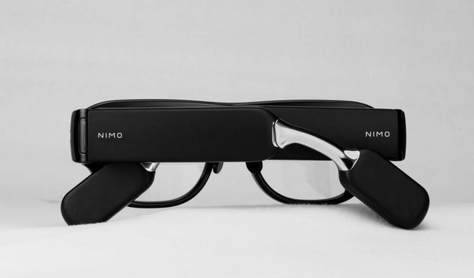 Thiết kế kính thông minh Nimo. Ảnh Nimo