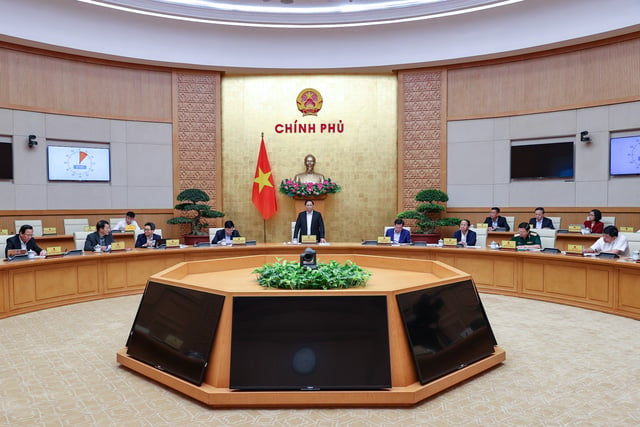 Thủ tướng Phạm Minh Chính chủ trì phiên họp Chính phủ chuyên đề nhằm rà soát lại công việc liên quan đến Luật Quy hoạch và hoạt động giám sát tối cao của Quốc hội