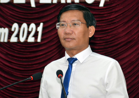 Ông Lê Tuấn Phong, Phó Bí thư Tỉnh ủy, Bí thư Ban cán sự Đảng, Chủ tịch UBND tỉnh Bình Thuận