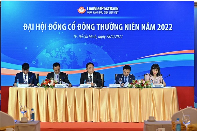 Ngân hàng TMCP Bưu điện Liên Việt tổ chức đại hội đồng cổ đông thường niên năm 2022 vào ngày 28/4