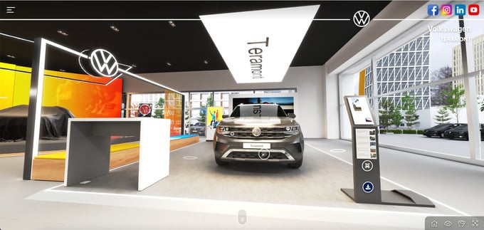 Virtual Studio với thiết kế trải nghiệm dòng xe đầu tiên Teramont là bệ phóng để giúp Volkswagen dần hoàn thiện hơn các tính năng khác cũng như phong phú hơn trong thời gian sắp tới. Ảnh Volkswagen