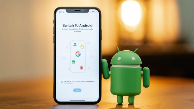 Google ra mắt Switch to Android, giúp chuyển dữ liệu từ iOS sang Android. Ảnh Google
