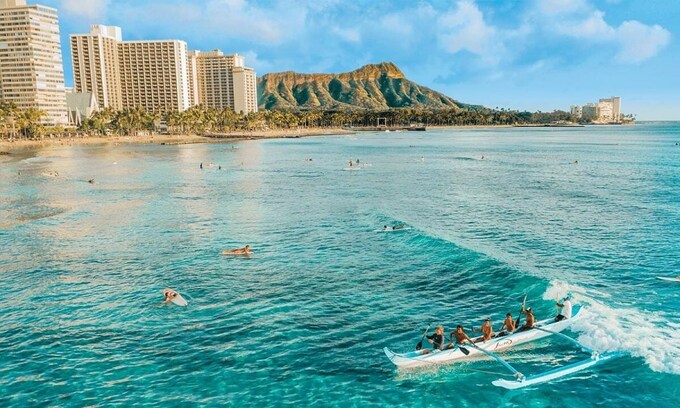 Trước hàng nghìn du khách đổ về Hawaii, Victorino. Ảnh Internet
