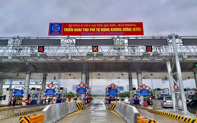 Việc thí điểm chỉ thu phí ETC trên tuyến cao tốc Hà Nội-Hải Phòng là tiền đề để mở rộng ra các tuyến cao tốc khác trong thời gian tới đây