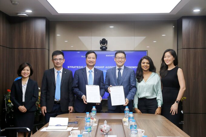 Ngày 13/05/2022, tại TSC Tổng Công ty Bảo hiểm Bảo Việt đã diễn ra Lễ ký kết hợp tác giữa Bảo Hiểm Bảo Việt và Đối tác Munich Re Singapore