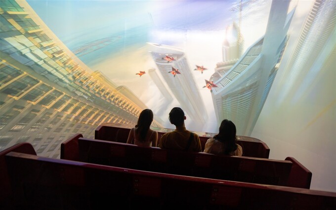Rạp phim ảo 3D hàng đầu thế giới cũng được ra mắt tại Bà Nà. Ảnh Sun Group