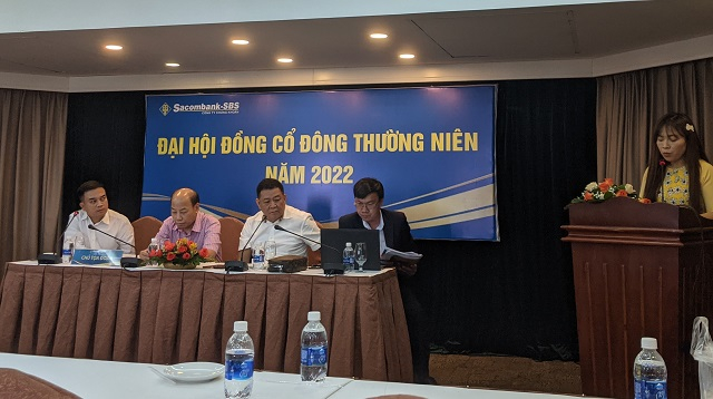 Chứng khoán ngân hàng Sài Gòn Thương Tín (SBS) tổ chức họp ĐHĐCĐ thường niên 2022 lần 3 vào ngày 3/6