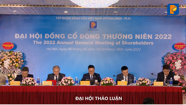 Ngày 8/6, Tập đoàn Xăng dầu Việt Nam (Petrolimex, mã: PLX) tổ chức họp ĐHĐCĐ thường niên 2022