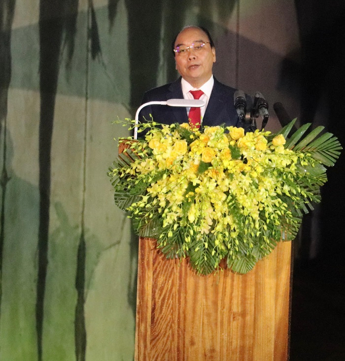 Chủ tịch nước Nguyễn Xuân Phúc phát biểu tại lễ kỷ niệm