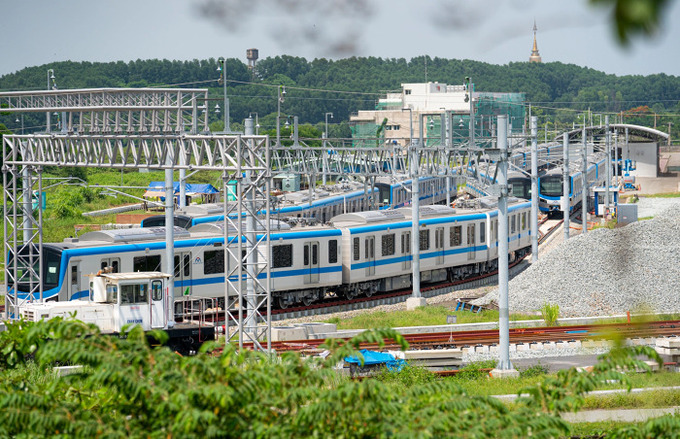 Tổng tiến độ thực hiện dự án metro số 1 Bến Thành - Suối Tiên đạt khoảng 91%